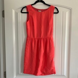 J. Crew Coral Sleeveless Dress